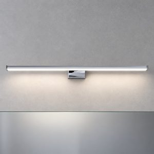 Applique per specchio da bagno led 14w 4000k cromato pandella eglo