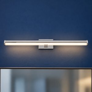 Vadumi eglo applique da bagno cromo per specchio moderno led 11w 4000k ip44