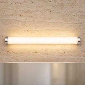 Eglo tragacete 1 applique da bagno moderno per specchio led 8w 4000k ip44