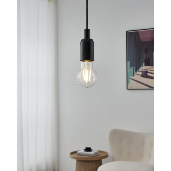 Eglo lampadina led e27 4w 2700k a goccia trasparente a filamento equivalente 32w
