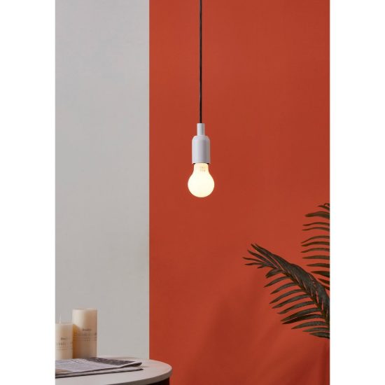 Eglo lampadina led e27 4w 2700k a goccia opalina
