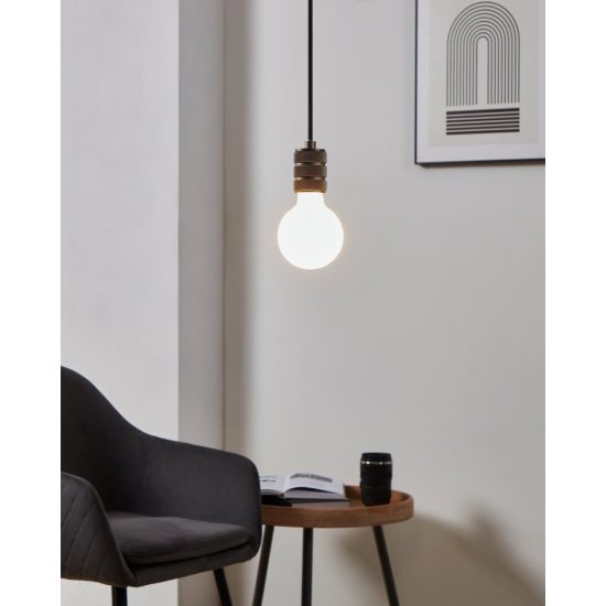 Eglo lampadina led e27 7w 2700k a globo opalina 9,5cm