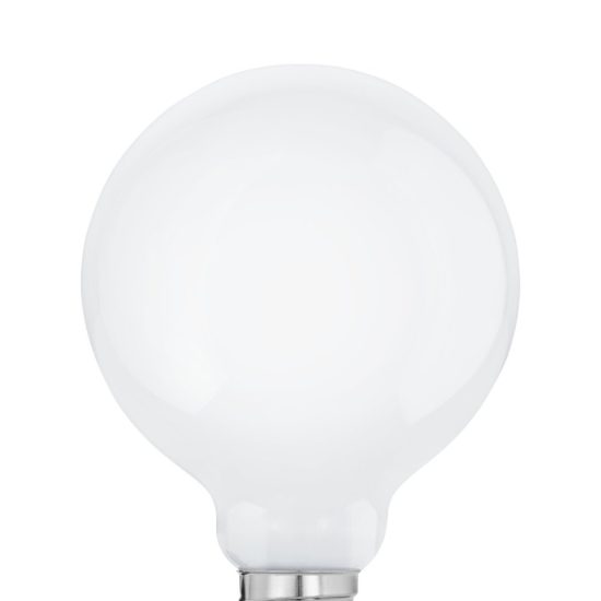 Eglo lampadina led e27 9w 2700k a globo opalina 9,5cm