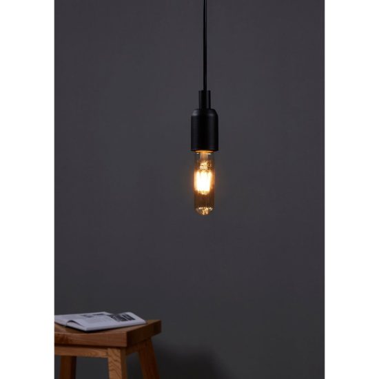 Eglo lampadina led e27 4w 2200k tubolare ambrata 3,2cm a filamento
