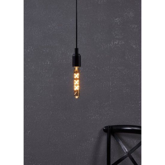 Eglo lampadina led e27 4w 2200k tubolare ambrata 3cm a filamento