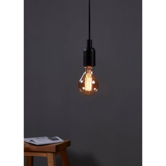Eglo lampadina led e27 4w 1700k a goccia ambrata a filamento dimmerabile