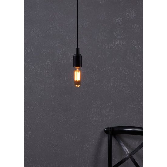 Eglo lampadina led e27 4w 1700k tubolare ambrata a filamento dimmerabile