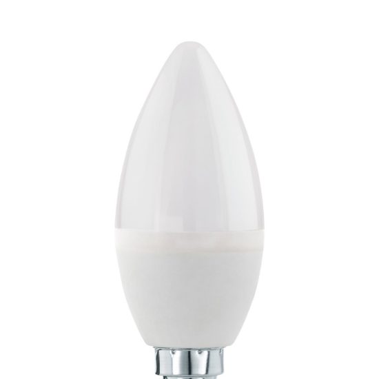 Eglo lampadina led e14 7,5w 3000k a candela opalina dimmerabile