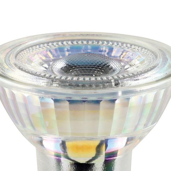 Eglo set 2 lampadine led gu10 2x1,8w 3000k a riflettore satinate