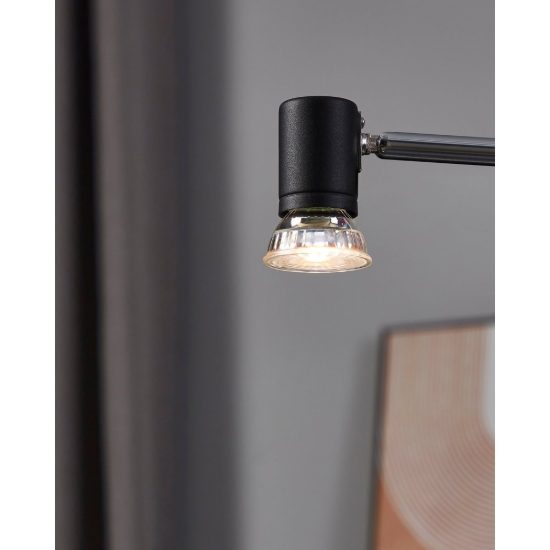 Eglo set 2 lampadine led gu10 2x2,1w 3000k a riflettore trasparenti