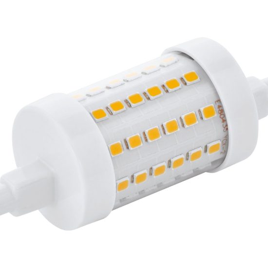 Eglo lampadina led r7s 8w 2700k 7,8cm trasparente dimmerabile