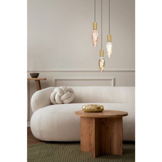 Eglo lampadina led e27 4w 2100k a candela ambrata 11,7cm dimmerabile