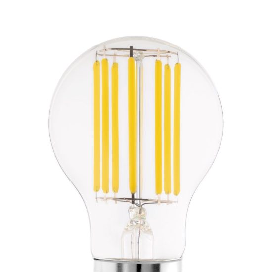 Eglo lampadina led e27 7w 3000k a goccia trasparente