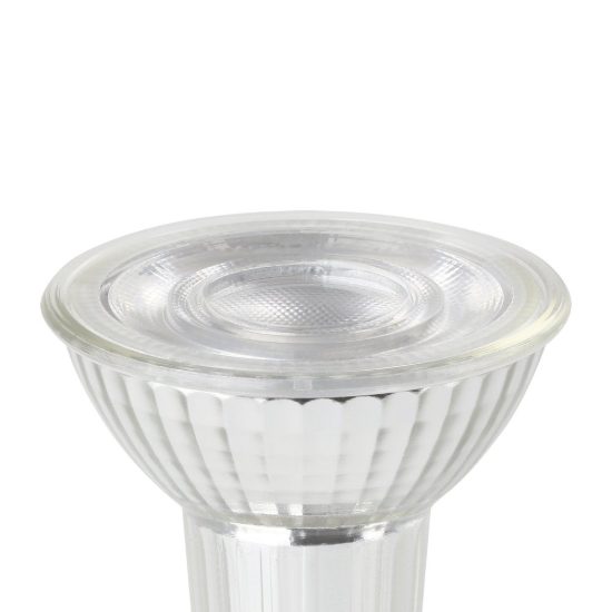 Eglo lampadina led gu10 6w 3000k a riflettore satinata dimmerabile