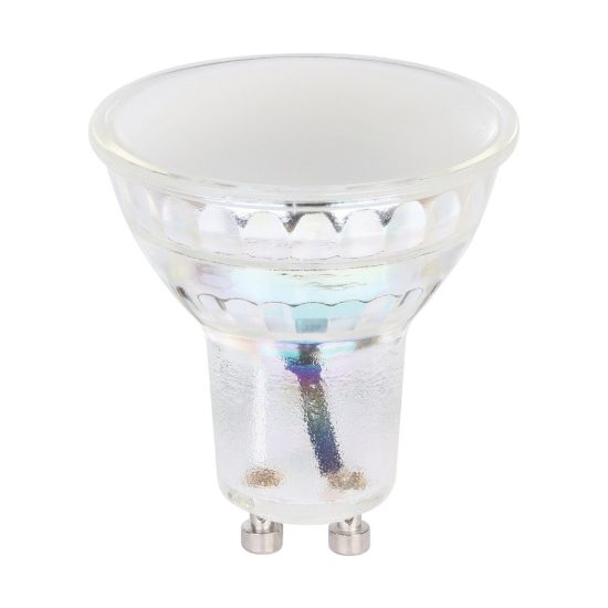 Eglo lampadina led gu10 7w 2000-3000k a riflettore bianca dimmerabile dim to warm