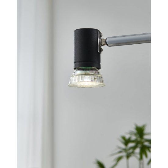 Eglo set 3 lampadine led gu10 3x4,5w 4000k a riflettore trasparenti