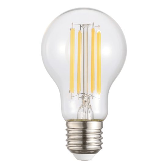 Eglo lampadina led e27 12w 4000k a goccia trasparente dimmerabile