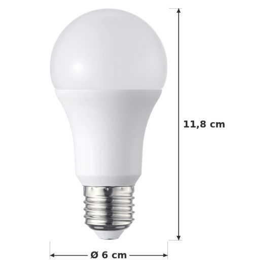 Eglo lampadina led e27 15w 3000k a goccia opalina dimmerabile