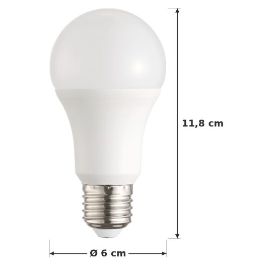 Eglo lampadina led e27 15w 4000k a goccia opalina dimmerabile