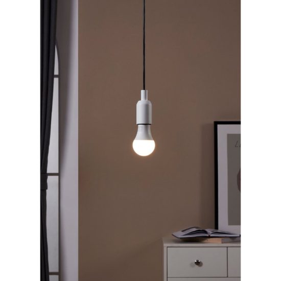 Eglo lampadina led e27 11,2w 3000k a goccia opalina
