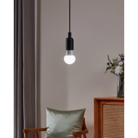 Eglo lampadina led e27 3,4w 4000k a goccia opalina
