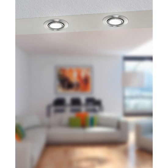 Eglo set 2 lampadine led gu5,3 mr16 2x3,6w 2700k a riflettore trasparenti 12v
