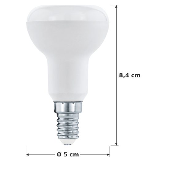 Eglo lampadina led e14 2,9w 4000k a riflettore opalina