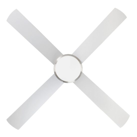 Eglo varadero ventilatore da soffitto con luci 122cm con telecomando nichel oltre 20 mq
