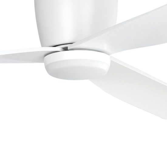 Eglo lerici ventilatore da soffitto dc con luce led 12w 3000k 5000k 132cm con telecomando bianco oltre 20 mq