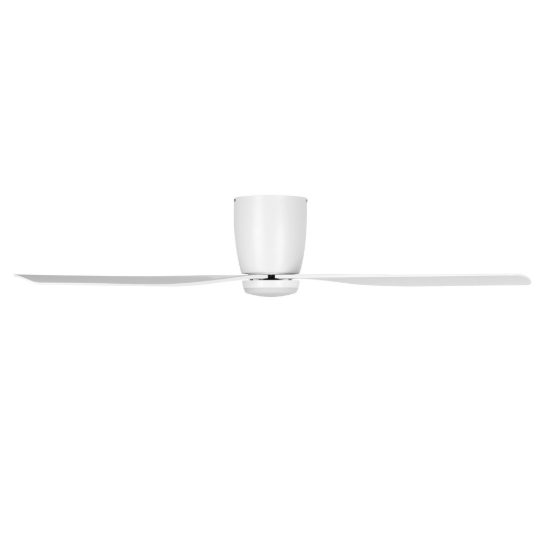 Eglo lerici ventilatore da soffitto dc con luce led 12w 3000k 5000k 132cm con telecomando bianco oltre 20 mq