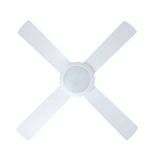 Eglo bondi 1 ventilatore da soffitto con luce led 20w 3000k 5000k 122cm con telecomando bianco oltre 20 mq