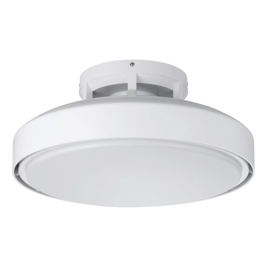 Eglo morenci ventilatore dc a plafoniera led 45,9w 2700k 6500k 48cm con telecomando bianco fino a 20 mq