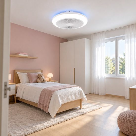 Eglo sayulita 1 ventilatore dc a plafoniera led 25,3w 2700-6500k 46cm con telecomando bianco fino a 20 mq