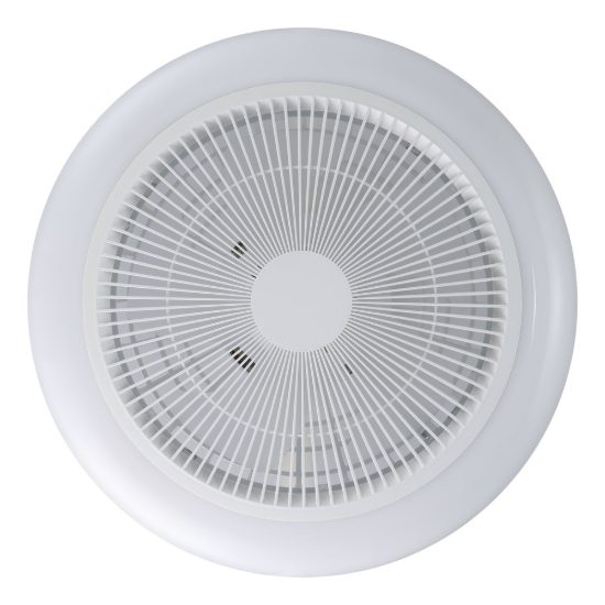Eglo sayulita 1 ventilatore dc a plafoniera led 25,3w 2700-6500k 46cm con telecomando bianco fino a 20 mq
