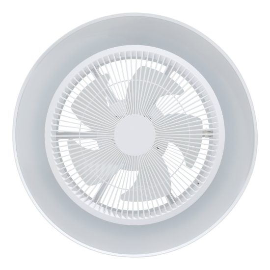 Eglo vallonia 1 ventilatore dc a plafoniera led 31,7w rgb 2700k 6500k 48cm con telecomando bianco fino a 20 mq