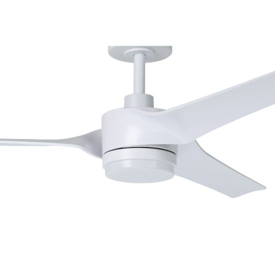Eglo orcutt ventilatore da soffitto dc con luce led 16,5w 3000k 5000k 132cm con telecomando bianco fino a 20 mq