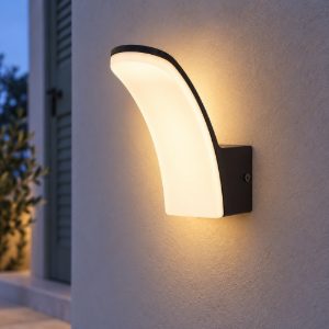 Eglo laconella e applique da esterno led 11,5w 3000k 7cm ip44 moderna rettangolare nera