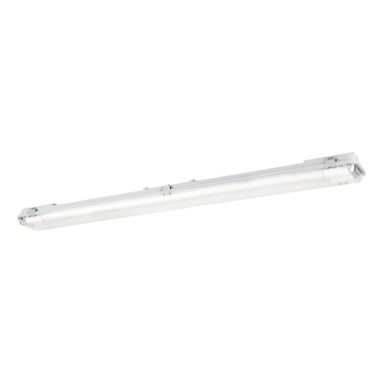 Eglo eco tube e plafoniera da esterno 2 luci g13 128,4cm ip65 moderna lineare grigia
