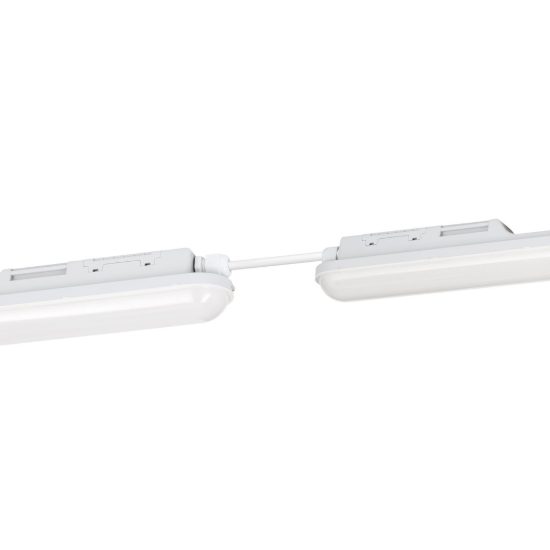 Eglo pro led e plafoniera da esterno led 34w 4000k 114cm ip65 moderna lineare grigia