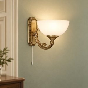Savoy eglo applique da parete design elegante con portalampada in vetro