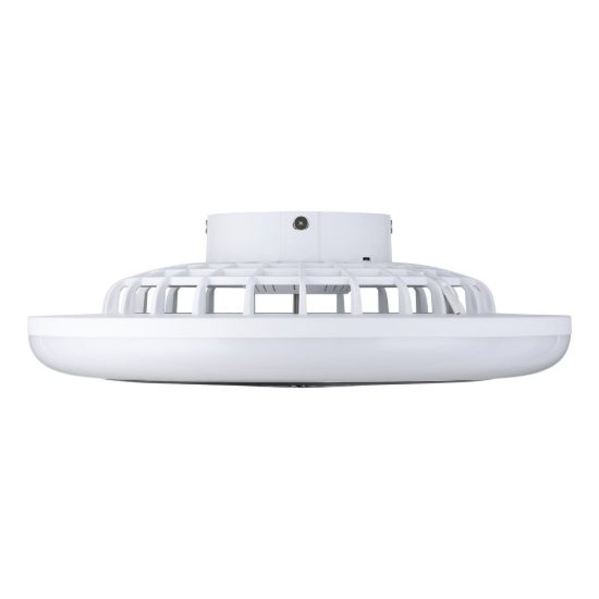 Eglo sayulita 1 ventilatore dc a plafoniera led 20,8w 2700-6500k 46cm con telecomando bianco e nero fino a 20 mq
