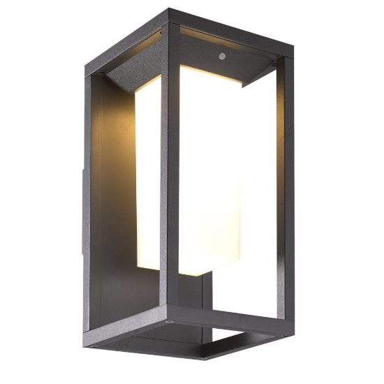 Applique per esterno led 3000k ip54 moderna antracite