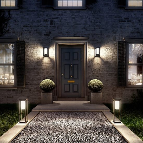 Applique per esterno led 3000k ip54 moderna antracite