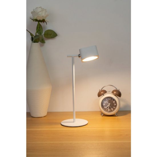 Eglo muraglie supporto da tavolo per applique ricaricabile 30,5cm bianco