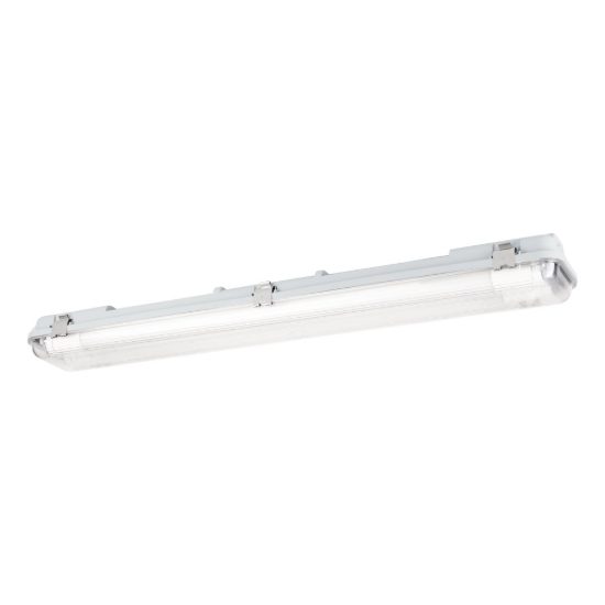Eglo eco tube e plafoniera da esterno 2 luci g13 67,5cm ip65 moderna lineare grigia
