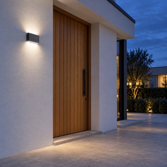 Eglo spilonci e applique da esterno led 5w 4000k 17,5cm ip44 moderna rettangolare antracite