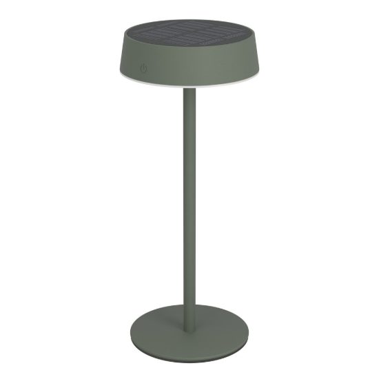 Eglo simeri lampada solare da tavolo per esterno led 3w cct 3000k 6000k 31cm ip44 moderna verde