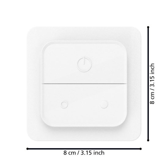 Interruttore dimmerabile con controllo smart bianco eglo connect z switch