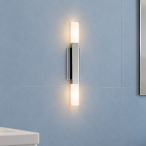 Eglo alcudia applique da bagno design moderno led 11w 3000k ip44