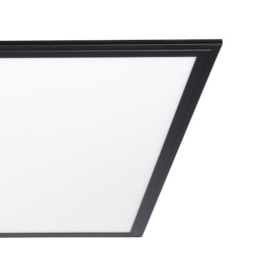 Eglo salobrena 1 plafoniera led 33w 4000k 59,5cm per camera da letto moderna nera